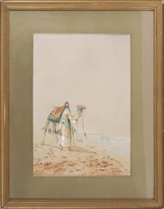 LYNTON Henry Stanton 1886-1912,Bedouin with a camel,Eldred's US 2016-07-14