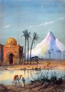 LYNTON Henry Stanton 1886-1912,North African scene,Warren & Wignall GB 2020-11-25