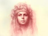 lyon susan 1969,Portrait of a Woman Wearing a Red Headdress,Burchard US 2018-03-25