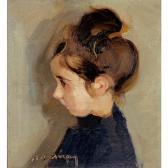 LYTRAS Nicholaos 1883-1927,PORTRAIT OF A LITTLE GIRL,Sotheby's GB 2004-11-16