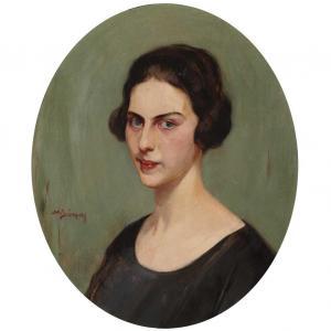 LYTRAS Nicholaos 1883-1927,Portrait of a Woman,William Doyle US 2012-11-13