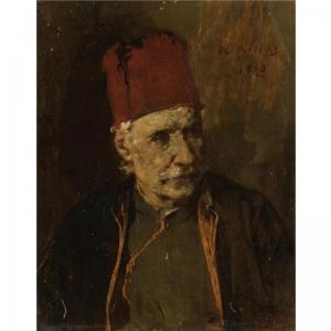 LYTRAS Nikoforos 1832-1904,PORTRAIT OF A GREEK MAN,1893,Sotheby's GB 2007-05-10