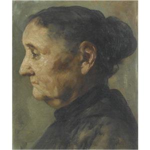 LYTRAS Nikoforos 1832-1904,WOMAN IN PROFILE,Sotheby's GB 2010-05-17