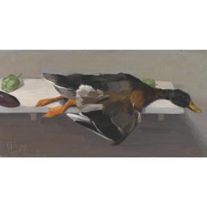LYTRAS Pericles 1888-1940,STILL LIFE WITH DUCK,Sotheby's GB 2010-05-17