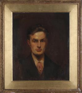 LYTTON Neville Stephen 1879-1951,Head and Shoulders Portrait Edward Marsh,Tooveys Auction 2022-05-11