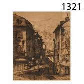 MÉGARD Joseph 1850-1918,La Rue du Perron,1906,Lamas Bolaño ES 2017-10-09