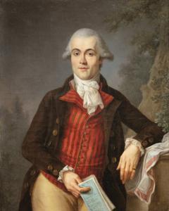 MÉNAGEOT François Guillaume 1744-1816,PORTRAIT OF A GENTLEMAN SAID TO BE PIERRE DE V,1790,Sotheby's 2019-06-26