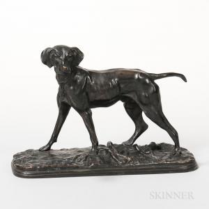 Mêne Pierre Jules 1810-1879,Bronze Model of a Hound,Skinner US 2019-01-12