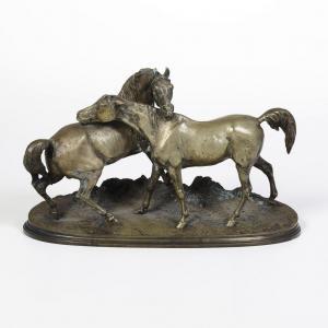 Mêne Pierre Jules 1810-1879,Due cavalli,Cambi IT 2024-03-29