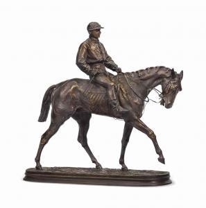 Mêne Pierre Jules 1810-1879,Jockey à cheval No.1,c.1870,Christie's GB 2016-10-10