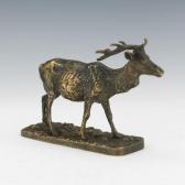 Mêne Pierre Jules 1810-1879,long European Red Deer,Aspire Auction US 2020-12-12