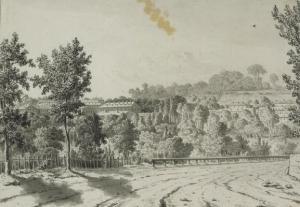 MÖLLER Andreas 1684-1758,View from St. Cloud,1826,Bruun Rasmussen DK 2018-05-30