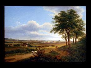 MÖSSMER Joseph 1780-1845,WEITE LANDSCHAFT MIT DEM WEICHBILD DER STADT WIEN,Hampel DE 2002-06-21