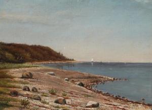 MØLLER Caroline Amalie 1843-1923,Coastal scenery,1884,Bruun Rasmussen DK 2021-03-29