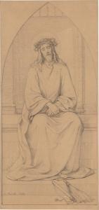 MÜCKE Karl Anton Heinrich 1806-1891,Christus als Schmerzensmann,1850,Galerie Bassenge DE 2022-12-01