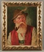 MÜHLBERG Georg 1863-1925,MUHLBERG , A Tyrolean Man in Costume,Jackson's US 2007-07-17