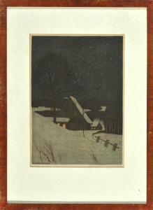 MÜLLER BERNBURG Ernest 1874-1922,Winter im Riesengebirge,Allgauer DE 2018-04-19