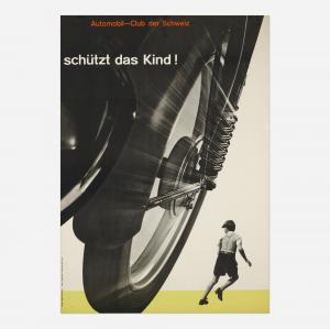 MÜLLER BROCKMANN Josef,Automobil-Club der Schweiz, Schützt das Kind! (Pro,1953,Wright 2023-09-14