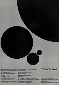 MÜLLER BROCKMANN Josef 1914-1996,MUSICA VIVA,1958,Swann Galleries US 2021-05-13