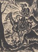 MÜLLER Hans Alexander 1888-1962,Don Quixote,1950,Aspire Auction US 2016-09-10