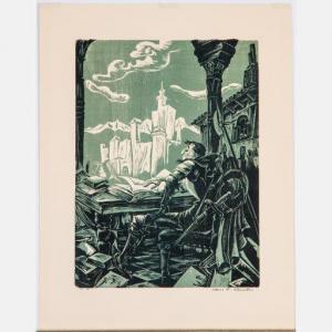 MÜLLER Hans Alexander 1888-1962,Don Quixote,1950,Gray's Auctioneers US 2021-03-24