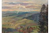 MÜLLER HARTAU Otto 1898-1969,Abendblick zum Feldberg,Engel DE 2015-11-28