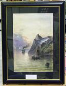MÜLLER Herman 1840-1919,Norska kusten,Auktionskompaniet SE 2008-01-20