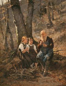 MÜLLER LINGKE Albert 1844-1900,Grandfather\’s Stories,Palais Dorotheum AT 2022-12-12