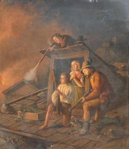 MÜLLER Moritz Feuermüller I 1807-1865,a scene from the Tyrolean Revolution,Criterion GB 2021-07-28