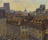 MÜLLER VALENTIN Gustave 1894-1954,Les vieux toits de Strasbourg,De Maigret FR 2007-12-18