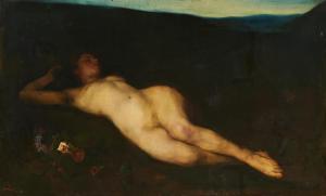 MÜLLER Victor 1829-1871,Reclining Nude,Van Ham DE 2023-05-15