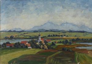 MÜNCH Gustav Heinrich 1884-1922,Im Vorgebirge,Mehlis DE 2020-11-17