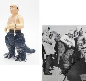 m 1co,Haruo Nakajima in Godzilla Costume,1999,Phillips, De Pury & Luxembourg US 2009-04-25