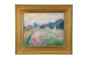 M. CARTER Charles,Impressionistic view of a the country in the sprin,1906,Garth's 2009-07-25