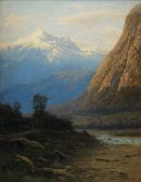 M. KAVRANSKY,Mountain Landscape in the Caucasus,Stockholms Auktionsverket SE 2008-10-02
