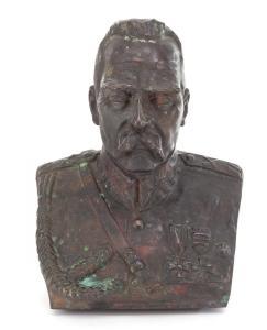 MAŁETA Jan 1890-1962,Bust of Jozef Pilsudski,1930,Desa Unicum PL 2022-12-20