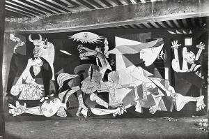 MAAR Dora 1907-1997,Le tableau "Guernica" 8e état, dans l'atelier de P,1937,Yann Le Mouel 2024-03-22