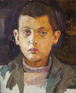 MAARAVI David 1896-1945,Portrait of a Boy,Montefiore IL 2017-02-21