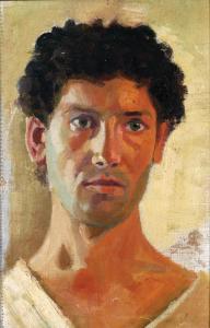 MAARAVI David 1896-1945,Self Portrait,c.1930,Montefiore IL 2016-05-17