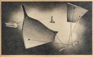 MAASS ernst 1904-1971,Surrealistische Komposition,1935,Beurret Bailly Widmer Auctions CH 2023-03-29