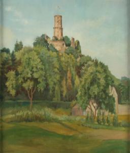 maassen hubert josef 1890-1967,Ansicht der Godesburg,1924,Von Zengen DE 2009-06-19