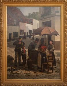 MABBOUX Henry Leon 1800,Les Mangeurs de Moules,1879,Stair Galleries US 2015-11-20