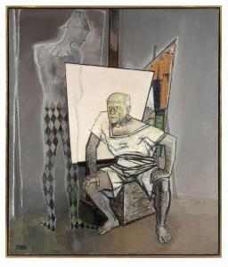 MAC AVOY Edouard 1905-1991,Portrait de Pablo Picasso,1956,Aguttes FR 2024-03-13