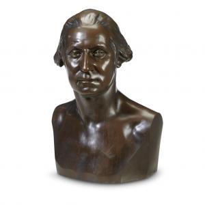 Mac Donald James Wilson Alexander 1824-1908,bust of George Washington,1909,Freeman US 2017-04-26