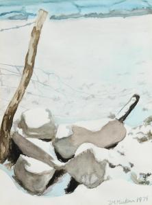 MAC KEOWN James 1961,Winter Landscape,1979,Morgan O'Driscoll IE 2022-01-31