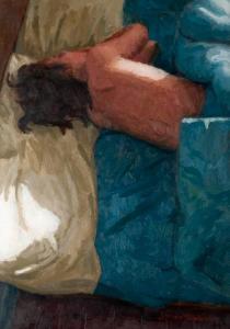 MAC KEOWN James 1961,WOMAN IN BLUE BED,Whyte's IE 2023-07-10