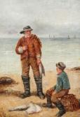 MACALLUM John Thomas Hamilton 1841-1896,Fishermen with their catch,Bruun Rasmussen DK 2018-07-30