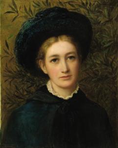 MACARTHEY 1800-1800,Portrait of a Lady in a Green Hat,Heritage US 2008-11-20