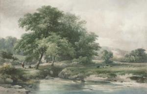 MACARTHUR Charles M 1800-1800,Resting by a river,Christie's GB 2008-01-22
