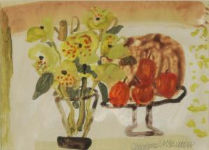 MACARTHUR Christine 1953,Still life study of fruit and flowers,Duke & Son GB 2023-04-06